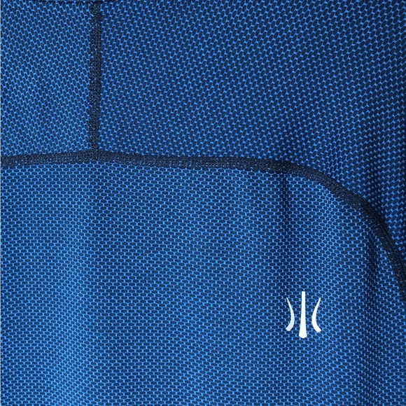 RHONE Workout Tee Short Sleeve Blue Black Pattern T-Shirt Men’s XL - Picture 9 of 11